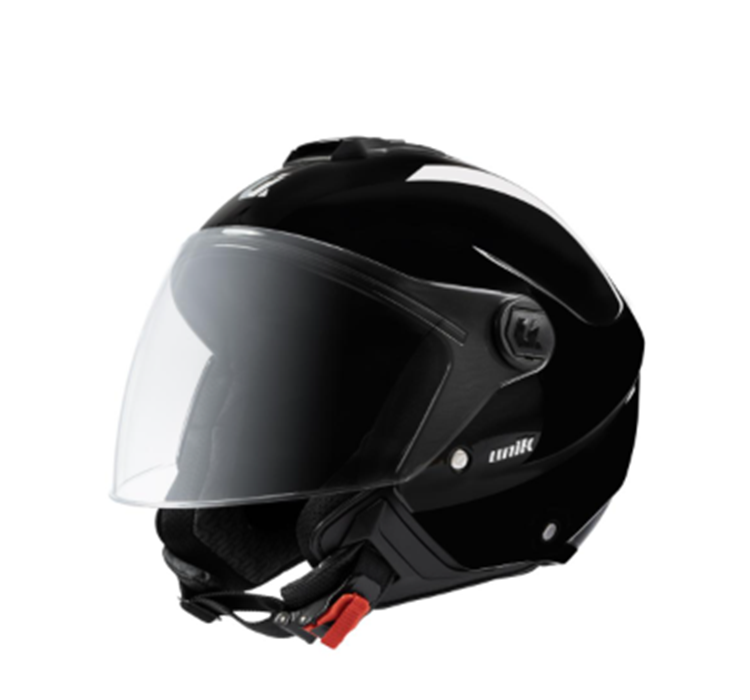 CASCO MOTO UNIK JET VERTEX NEGRO XS(53-54)